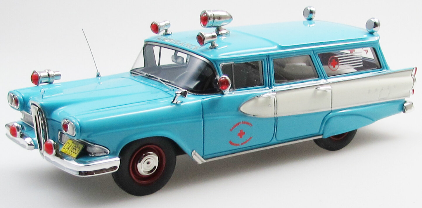 Edsel VILLAGER 4 DOORS STATIONWAGEN - AMBULANCE 1958
