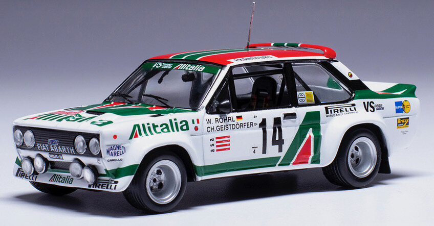 Fiat 131 ABARTH #14 W. ROHRL RALLY MONTE CARLO 1979
