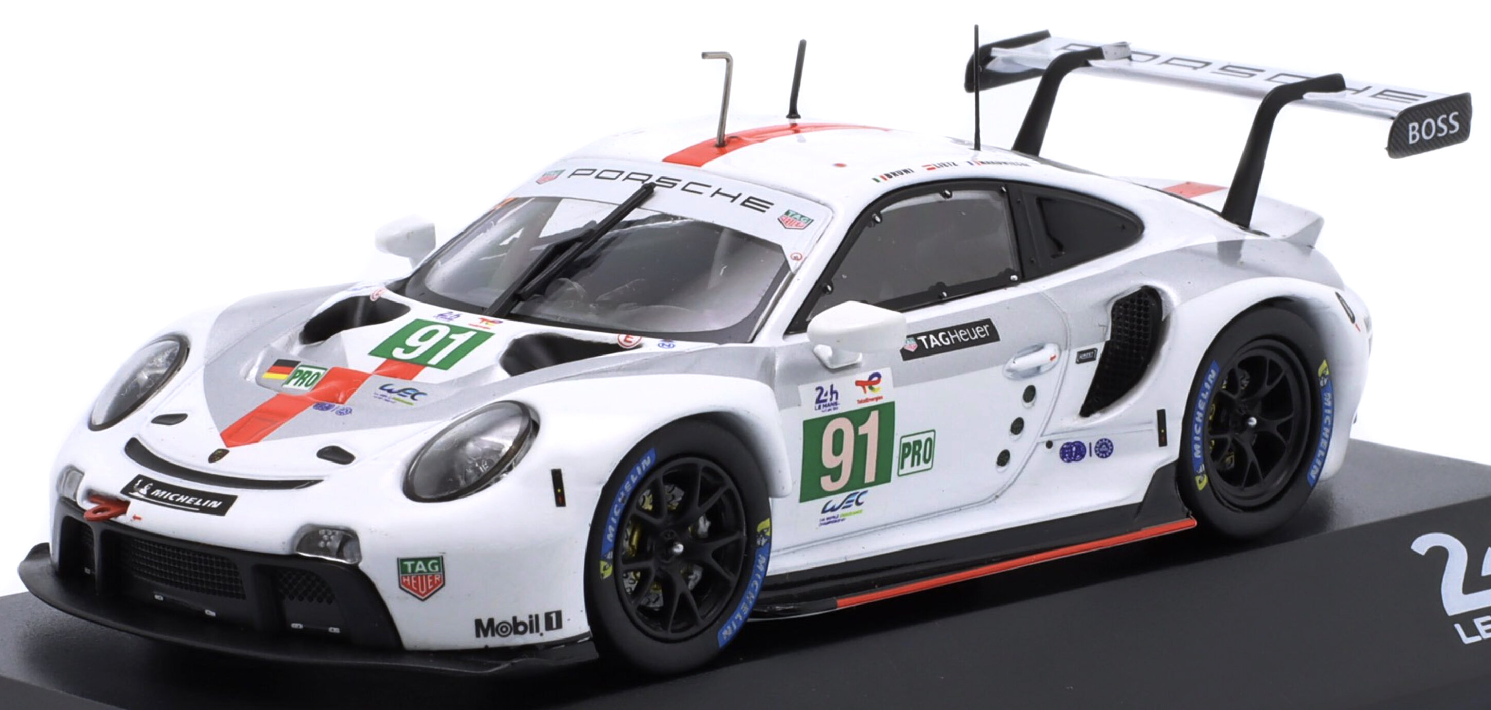 Porsche 911 RSR #91 BRUNI/LIETZ/MAKOWIECKI CLASS WINNER LMGTE PRO 24H LE MANS 2022