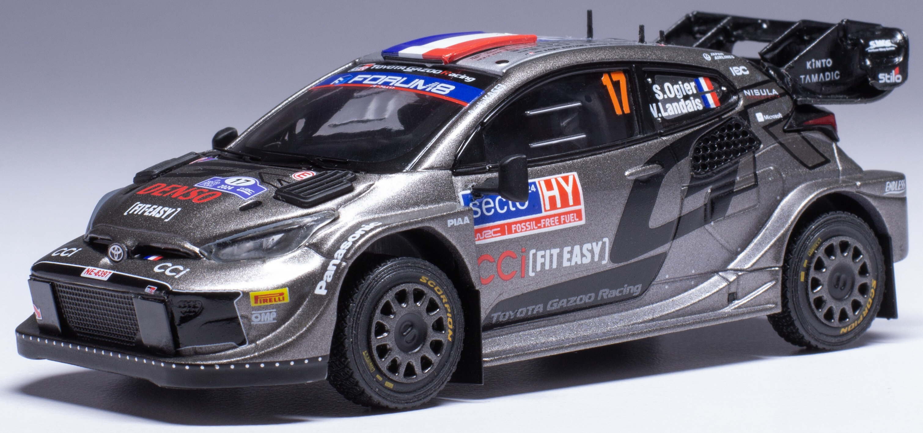 Toyota GR YARIS RALLY1 HYBRID #17 OGIER/LANDALS RALLY FINLAND 2024