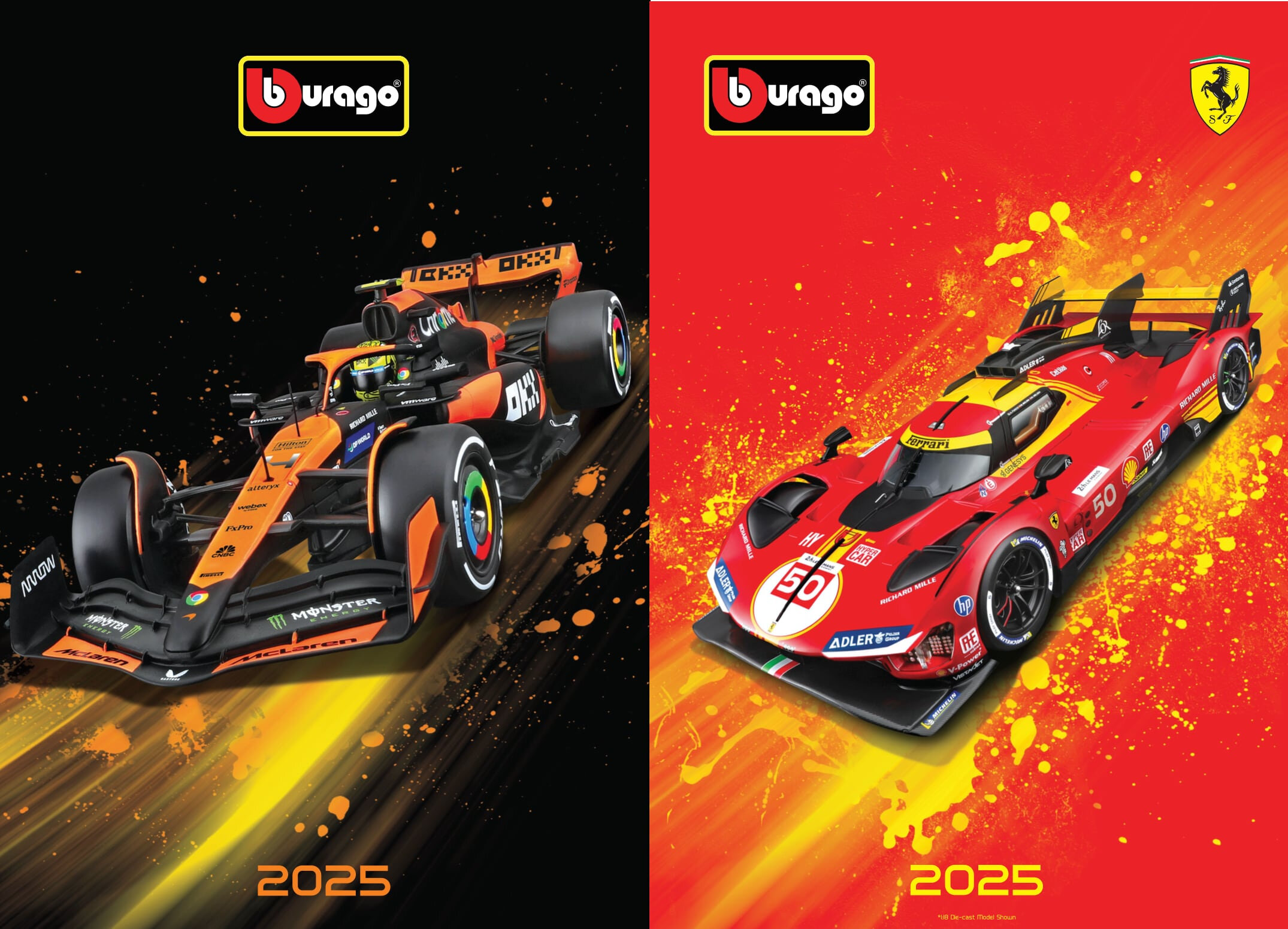 Bburago +  Bburago Ferrari catalogue 2025