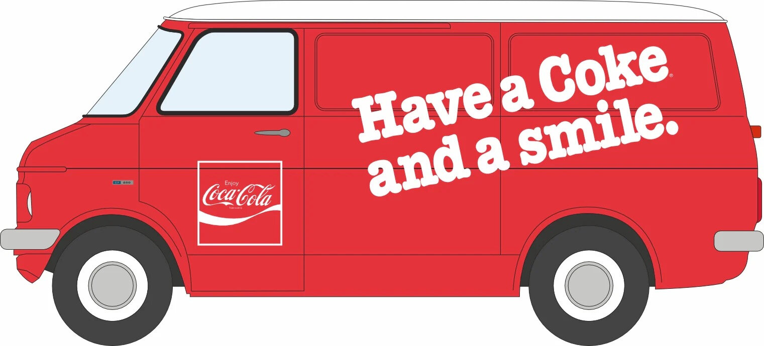 Bedford CF VAN - COCA COLA