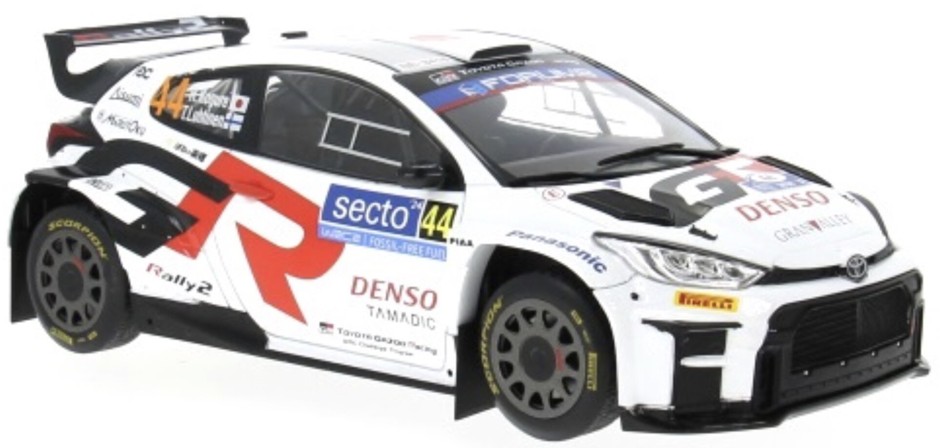 Toyota GR YARIS RALLY2 #44 KOGURE/LUHTINEN RALLY FINLAND 2024