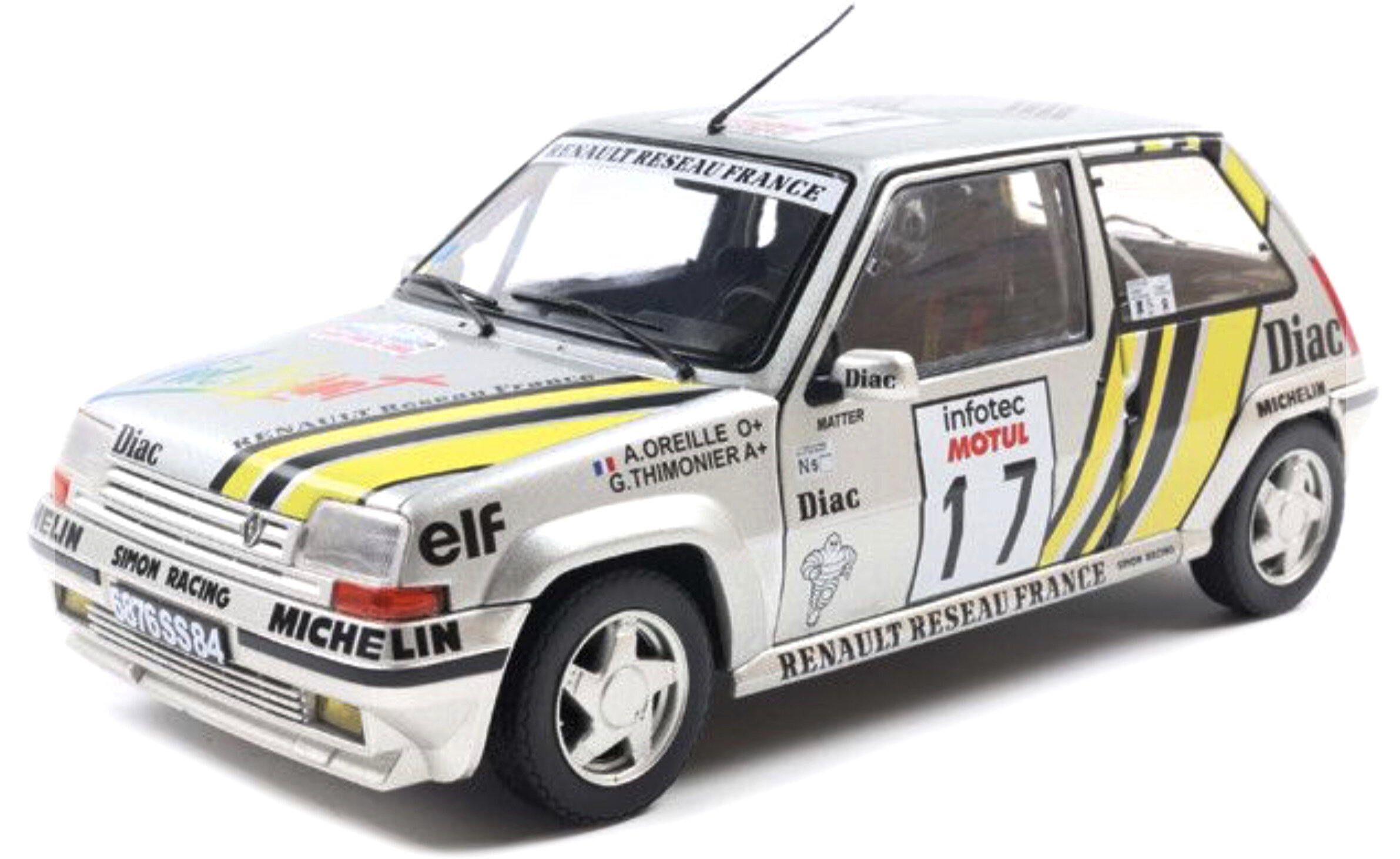 Renault 5 GT TURBO MK2 #17 A.OREILLE TOUR DE CORSE 1989