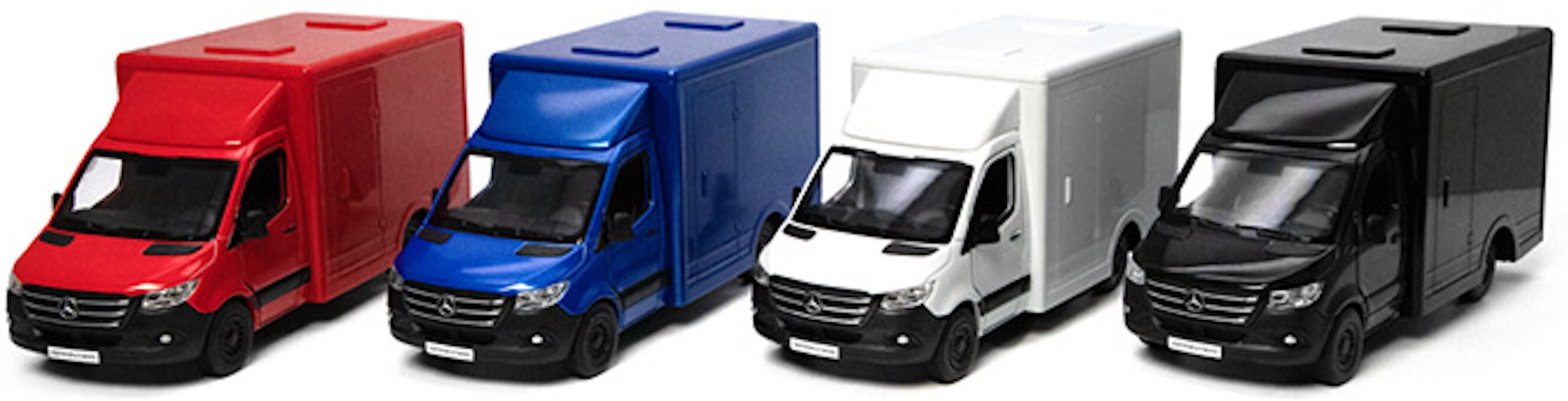 Mercedes Benz SPRINTER - 12st. in tray 4 colors SET