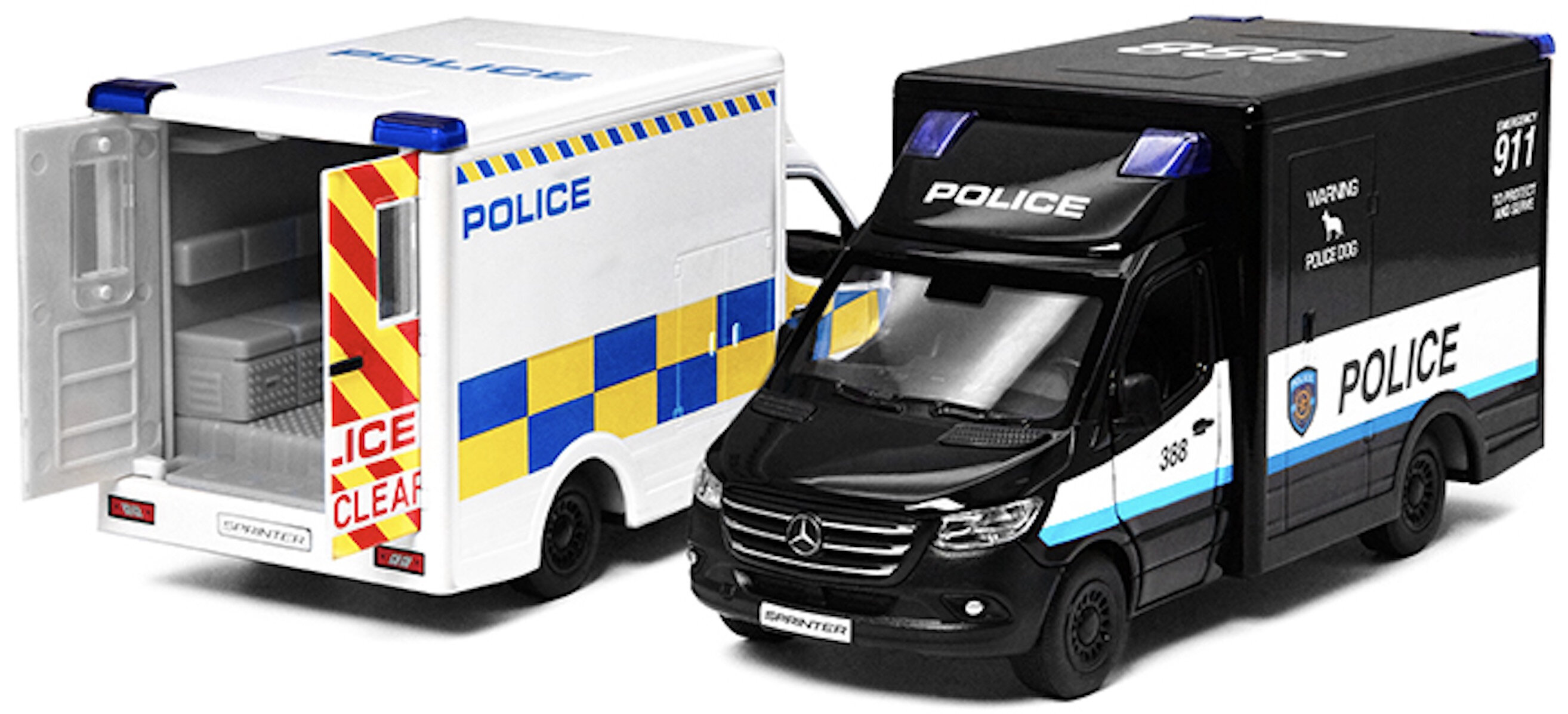 Mercedes Benz SPRINTER (Police Edition) - 12st. in tray SET