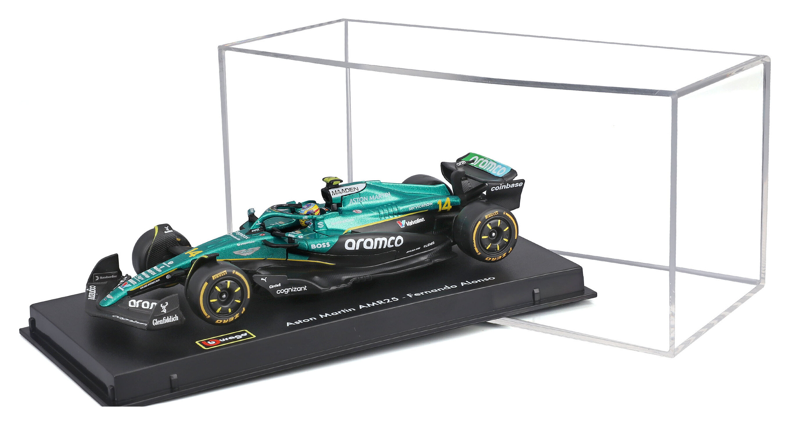 Aston Martin AMR 25 #14 FERNANDO ALONSO 2025 with Helmet