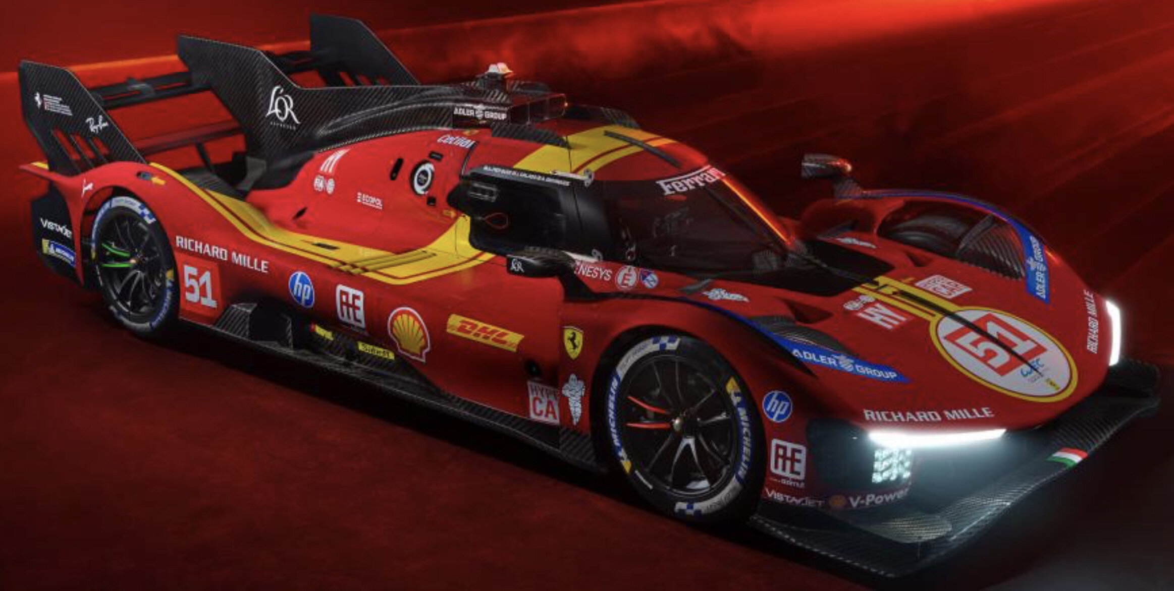 Ferrari 499P 3.0L TURBO V6 #51 PIER GUIDI/CALADO/GIOVINAZZI 3rd 24H LE MANS 2025