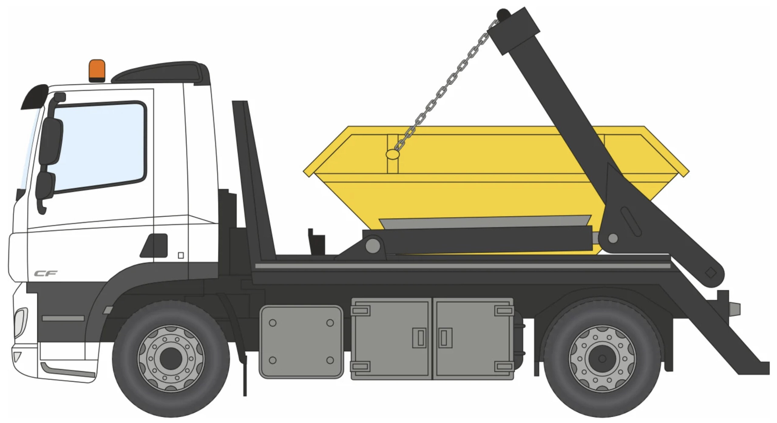DAF SKIP LORRY