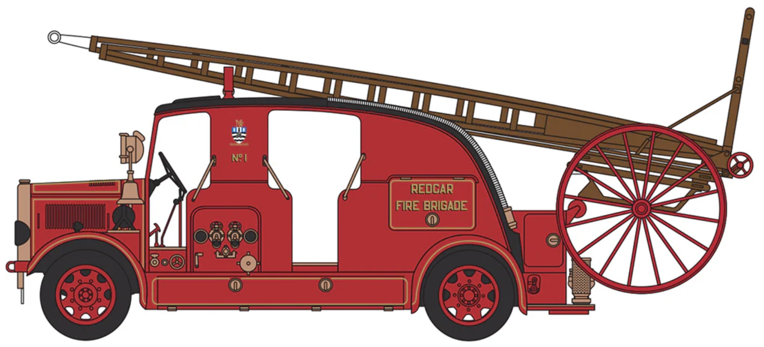 Leyland CUB FK7 REDCAR FIRE BRIGADE