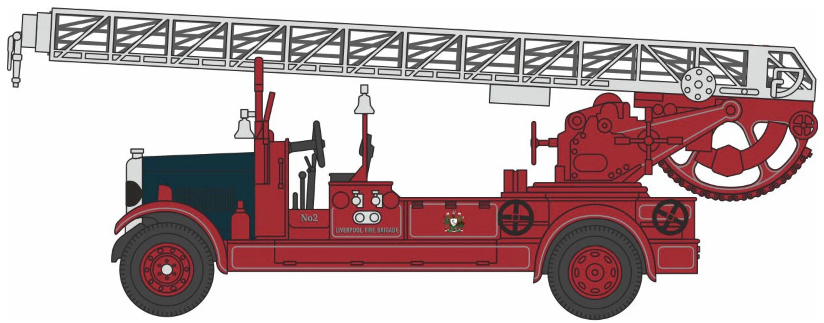 Leyland TLM FIRE LIVERPOOL FIRE BRIGADE
