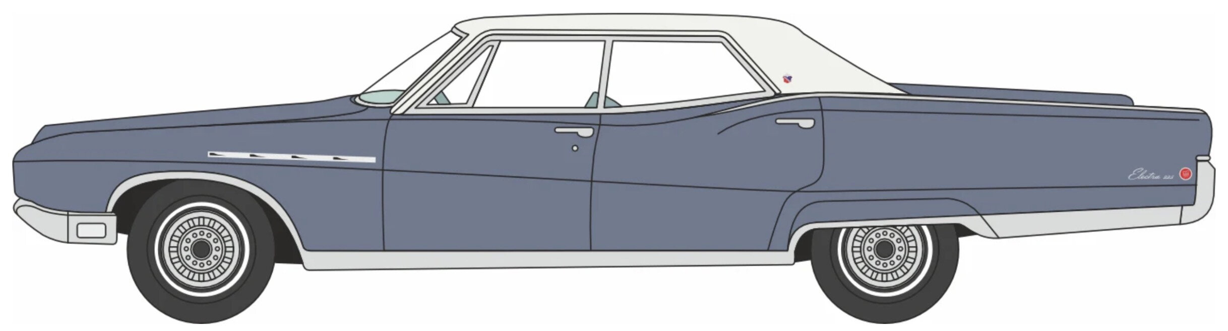 Buick ELECTRA 225 MEDIUM TEAL 1968