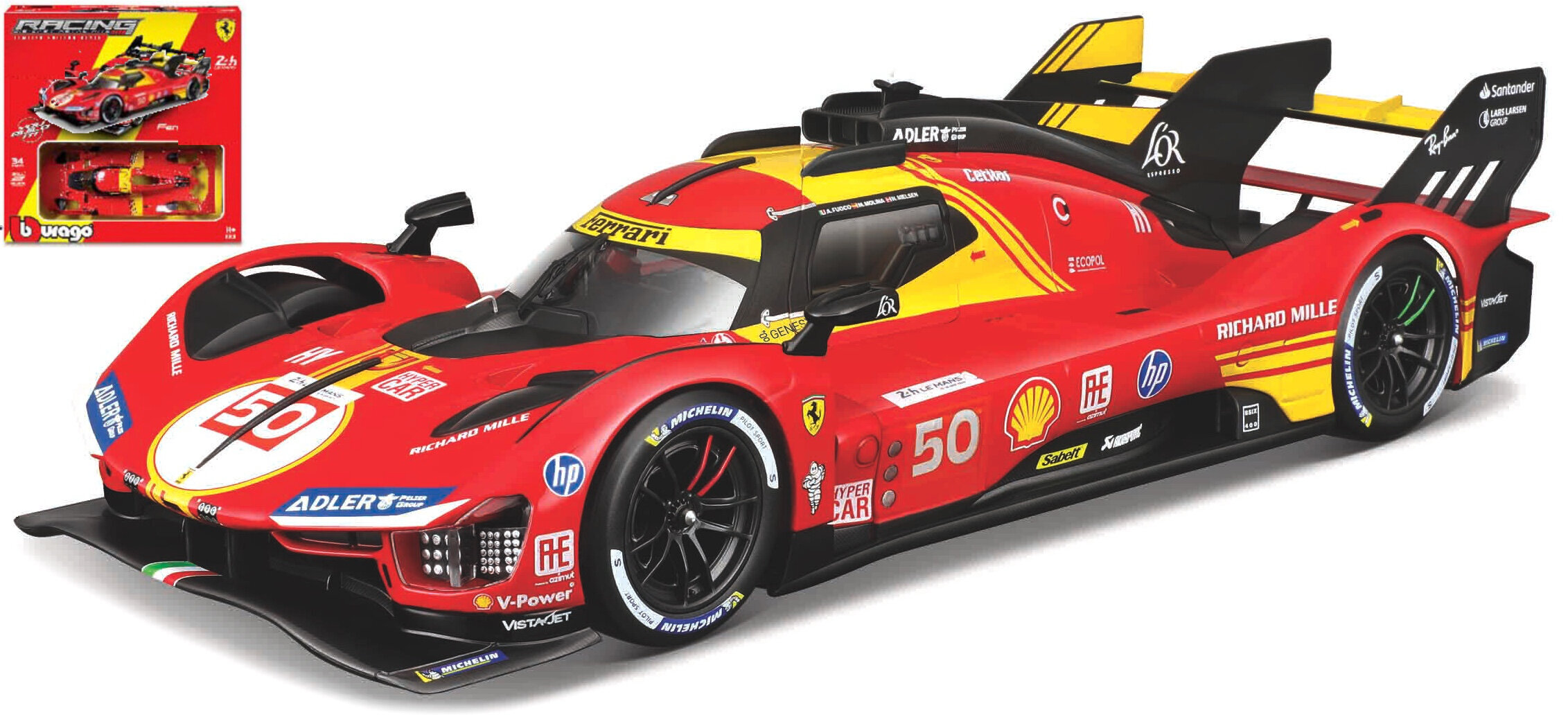 Ferrari 499P #50 FUOCO/NIELSEN/MOLINA WINNER 24H LE MANS 2024 - KIT