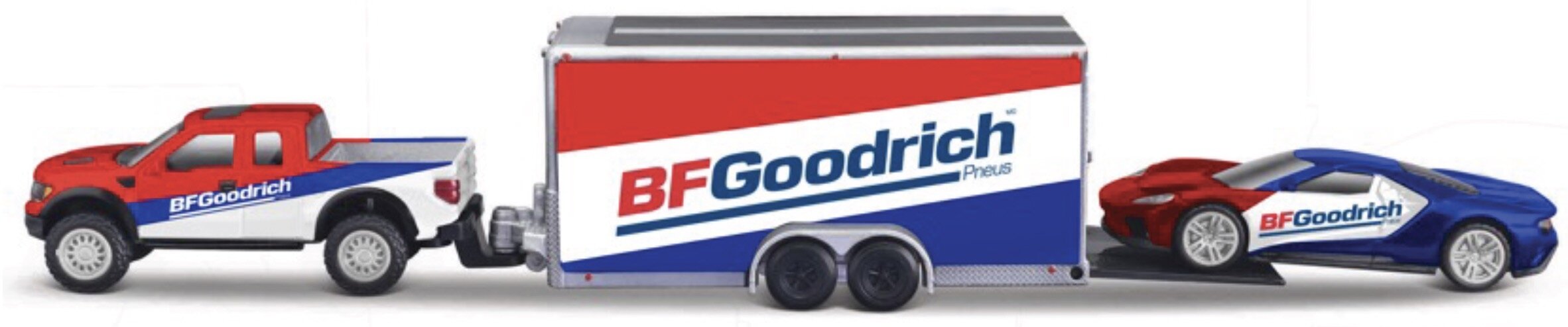 Ford F-150 RAPTOR + CAR TRAILER + FORD GT - TEAM HAULERS - BFGOODRICH