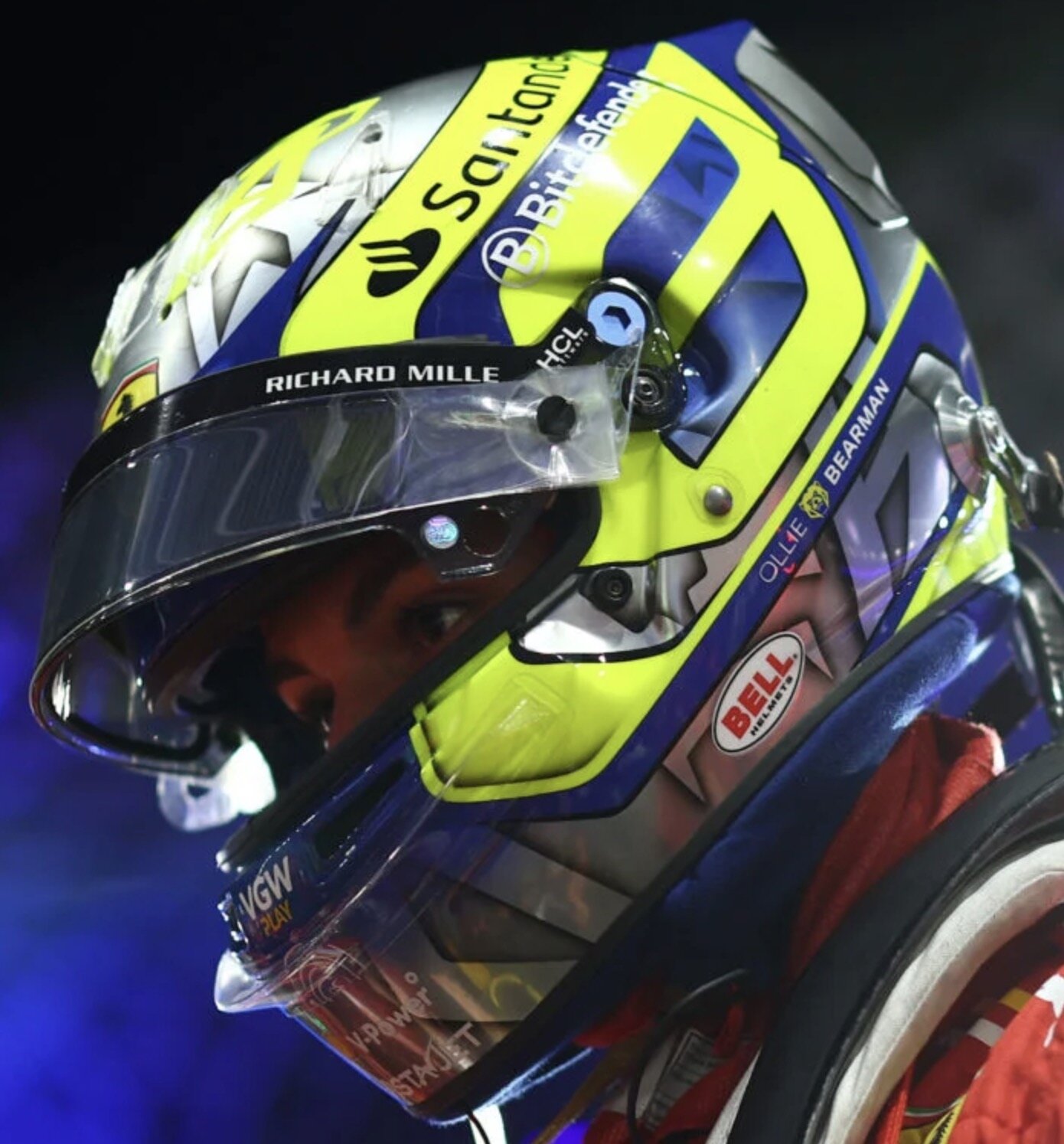 CHARLES LECLERC HELMET - SAUDI ARABIAN GP 2024