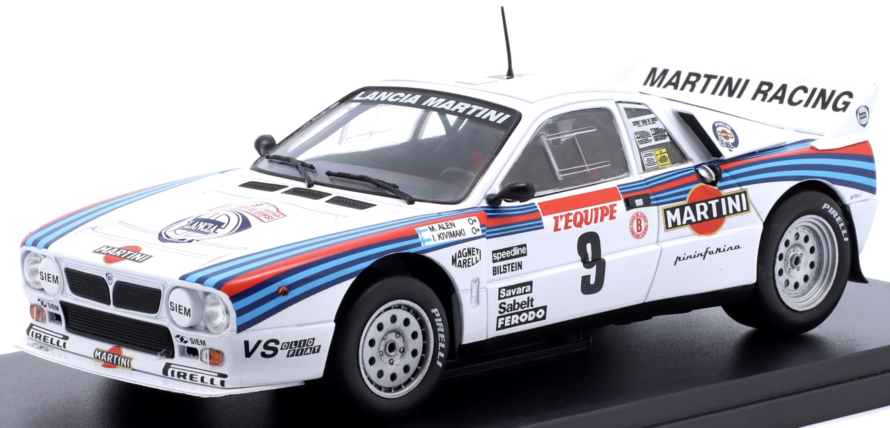 Lancia 037 RALLY #9 ALEN/KIVIMAKI WINNER RALLYE TOUR DE CORSE 1983