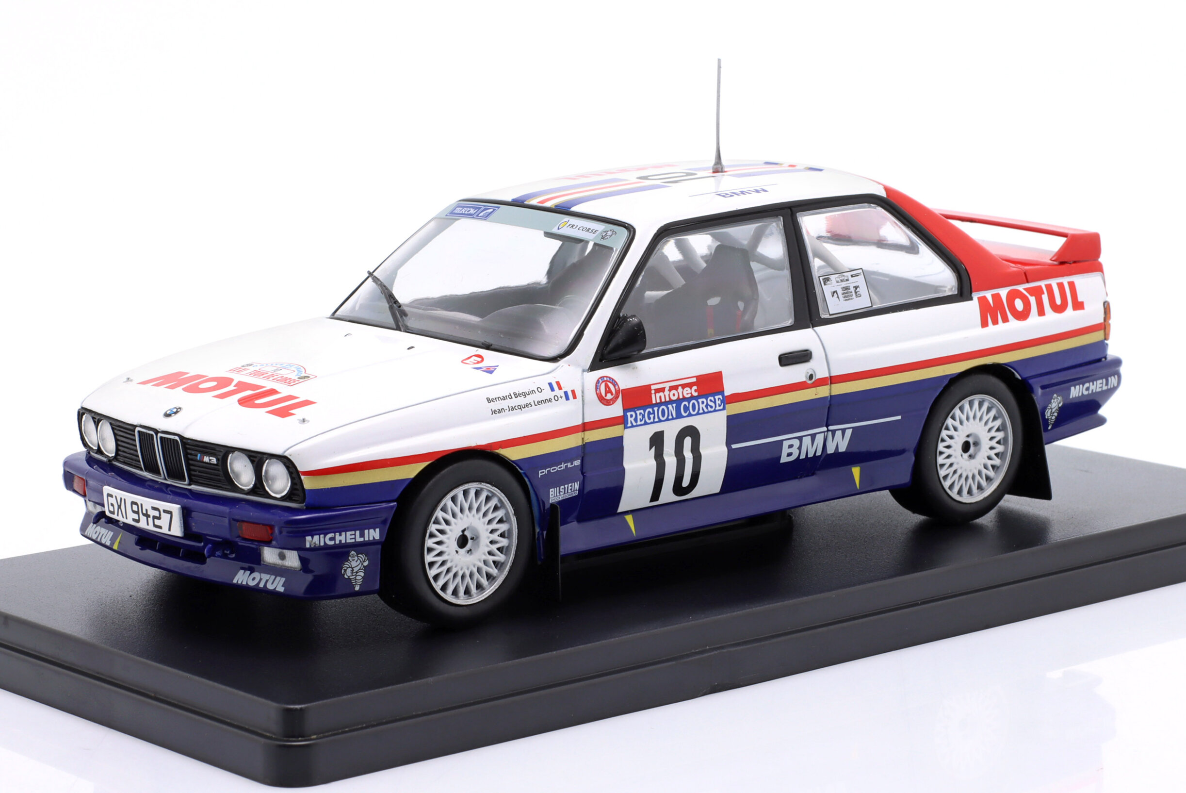 BMW M3 (E30) #10 Winner Rallye Tour de Corse 1987 Beguin, Lenne