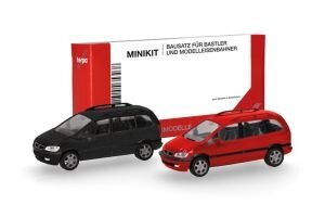 Opel Zafira (2 st.), zwart & rood (Minikit)