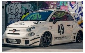 Fiat 500 Abarth Liberty Walk body kit #49 2025