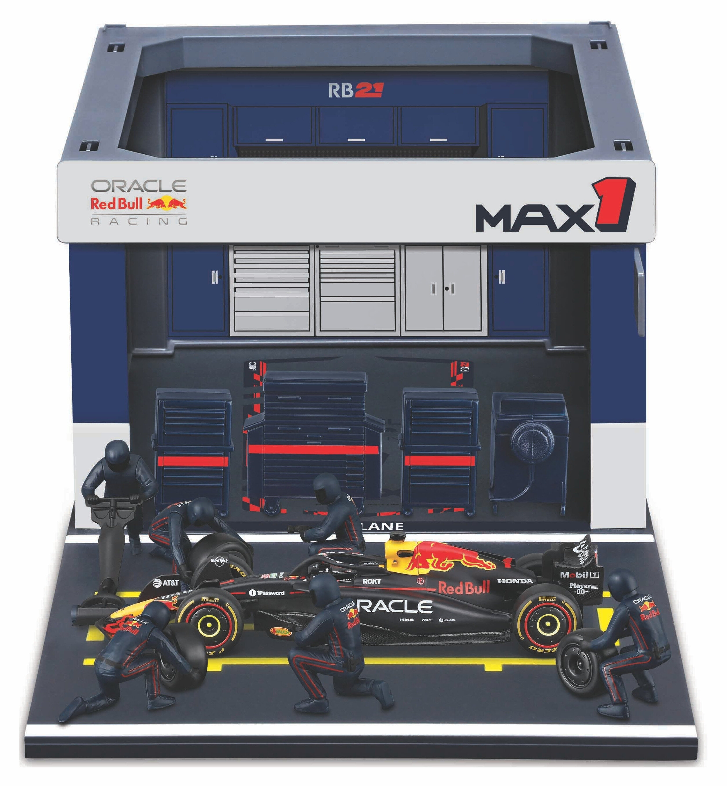 Red Bull RB21 #1 Max Verstappen 2025   - PIT PASS SET