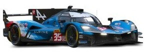 Alpine Racing A424 LMDh Blue Mil. Habsb. Ch. #35 Le Mans
