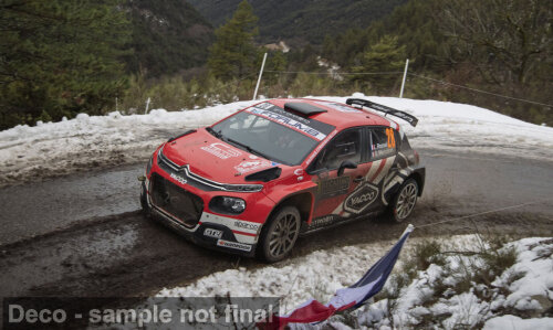 Citroen C3 Rally2, Rallye Monte Carlo, #20, L.Rossel/G.Mercoiret