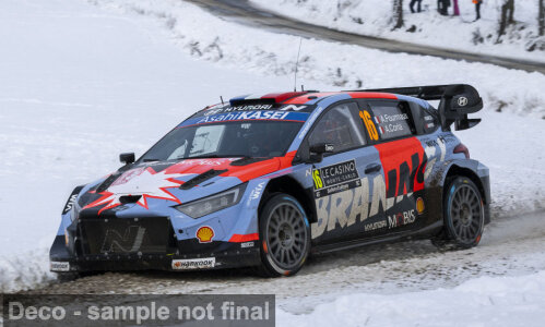 Hyundai i20 N Rally1, Rallye Monte Carlo, #16, A.Fourmaux/A.Coria