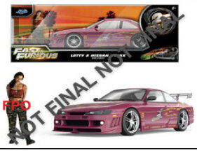 Fast & Furious 25th Anniversary 1997 Nissan 240SX & Letty figure
