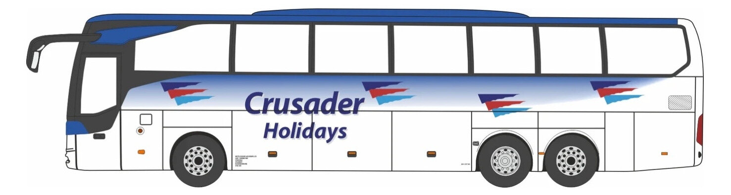 Mercedes Tourismo 3 Axle, Crusader Holidays