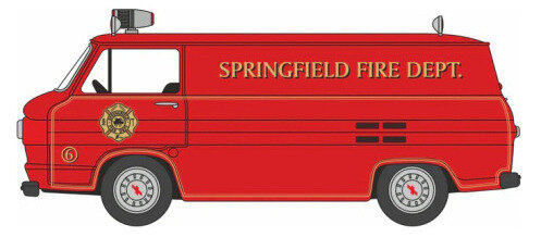 Chevrolet Corvair 95 Corvan, Springfield Fire Dept.