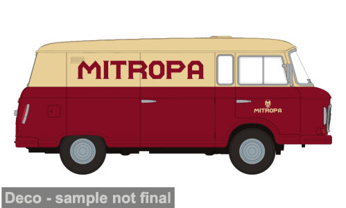 Barkas B 1000 Kasten, Mitropa