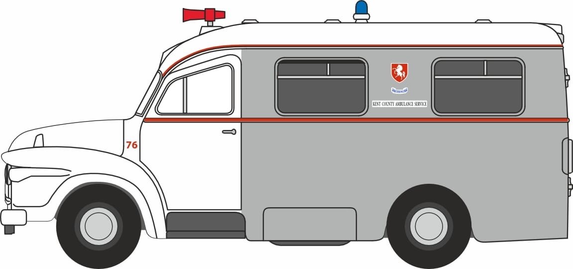 Bedford J1 Ambulance Kent County Ambulance Service