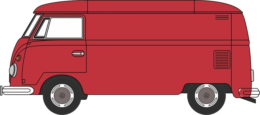 VW T1 Van Ruby Red