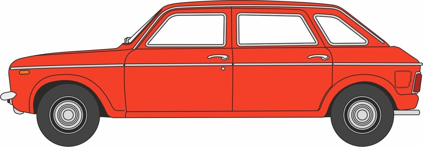 Austin Maxi Flame Red (Fawlty Towers)