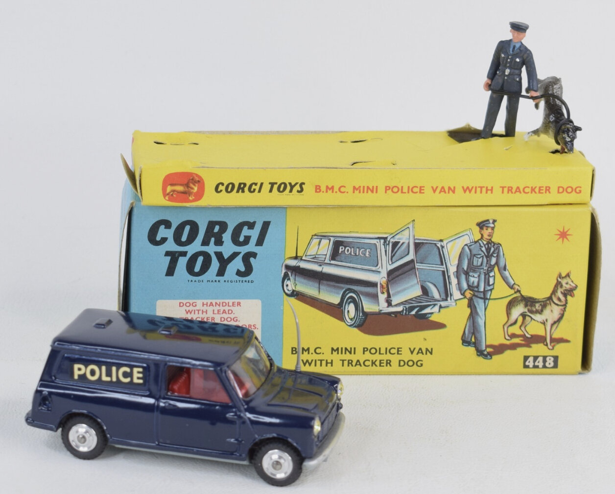 448 - BMC Mini Police Van with Tracker Dog
