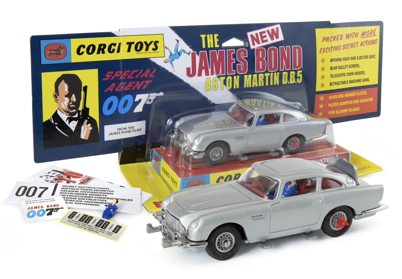 270 - James Bond Aston Martin DB5 - silver grill edition