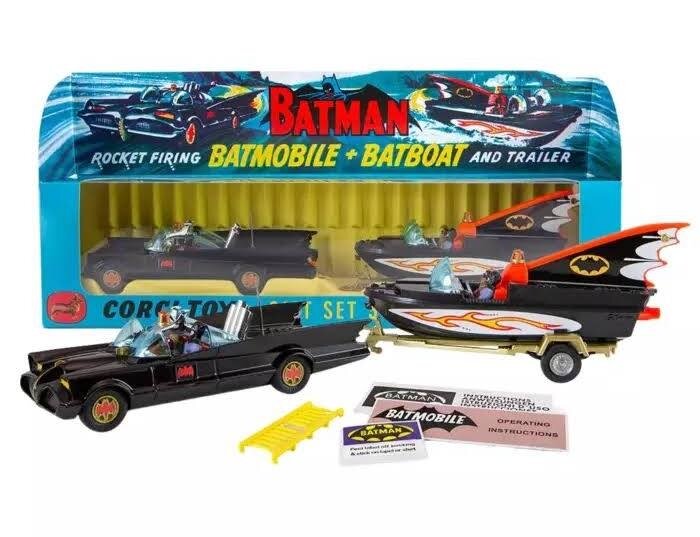 Batmobile and Batboat 1967 Gift Set 3