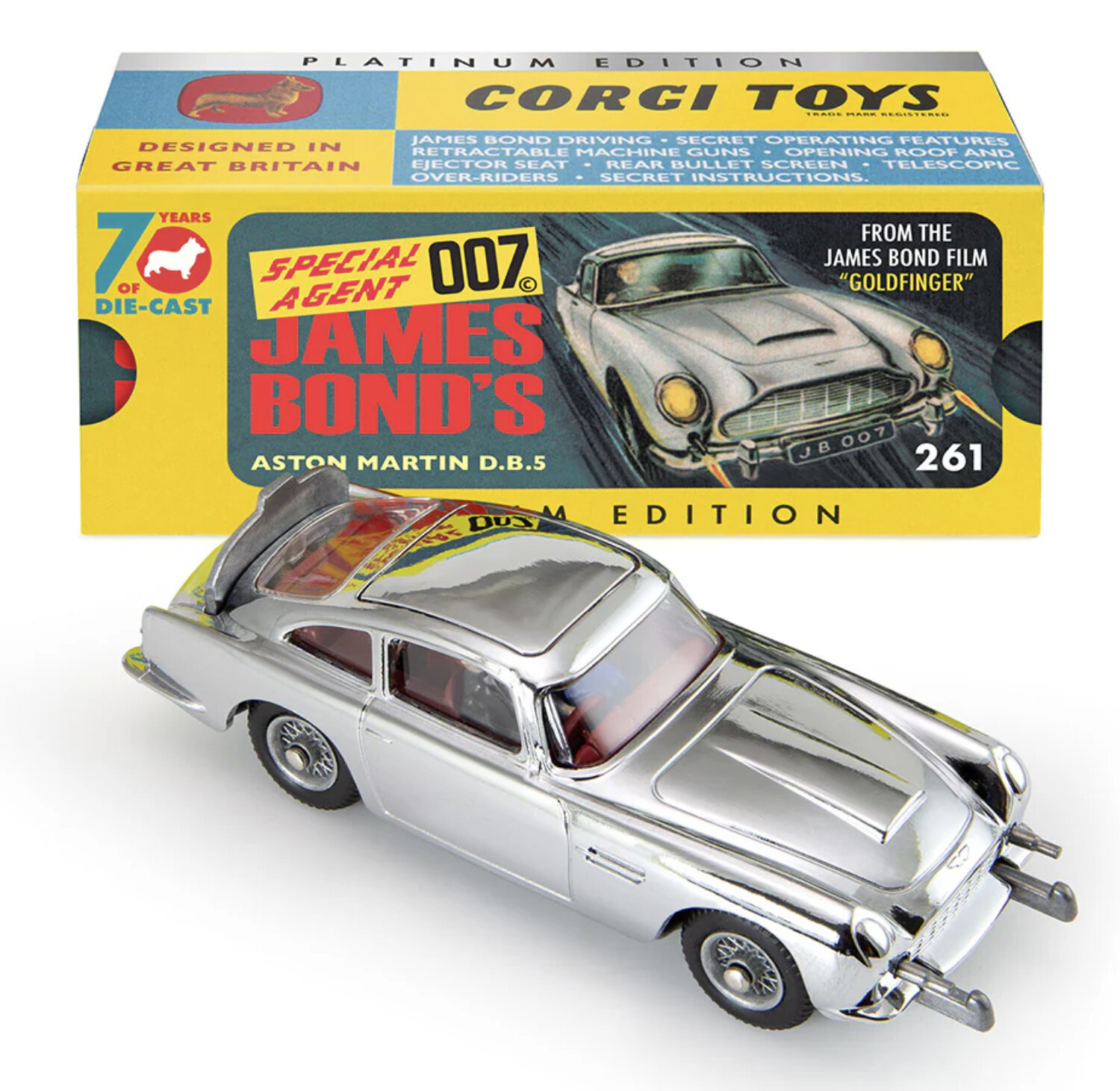 261 - James Bond's Aston Martin DB5 Platinum Edition