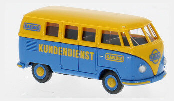 VW T1 (Typ 2), gelb/blau, KAELBLE Kundendienst