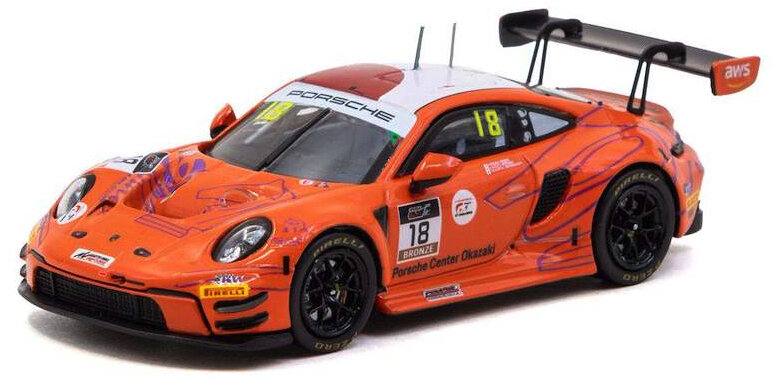 1:64 PORSCHE 911 (992) GT3 #18 Hiroaki Nagai Suzuka 1000KM 2025