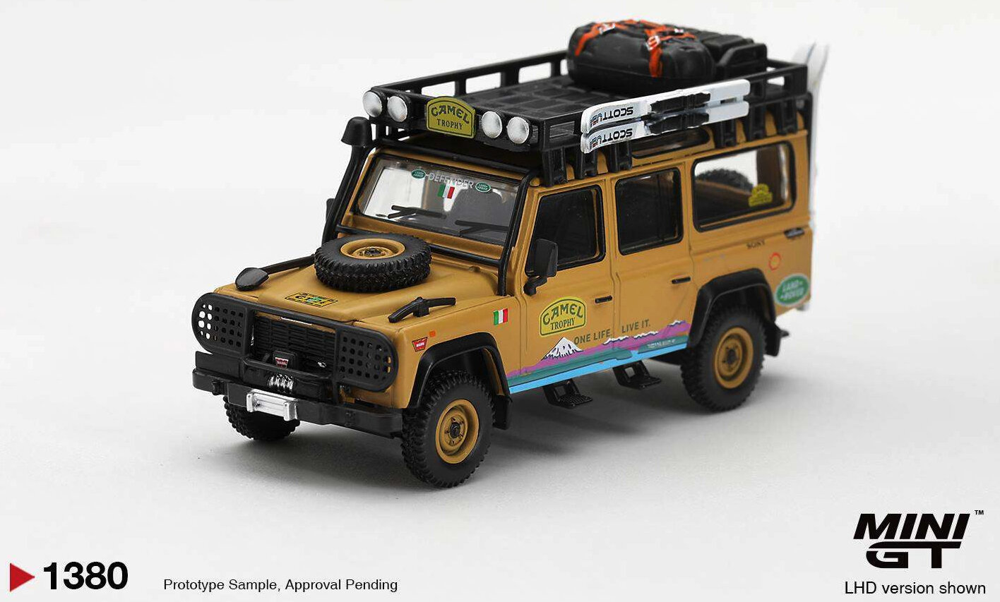LAND ROVER DEFENDER 110  CAMEL TROPHY TEAM ITALY TIERRA  DEL FUEGO CT24 1998