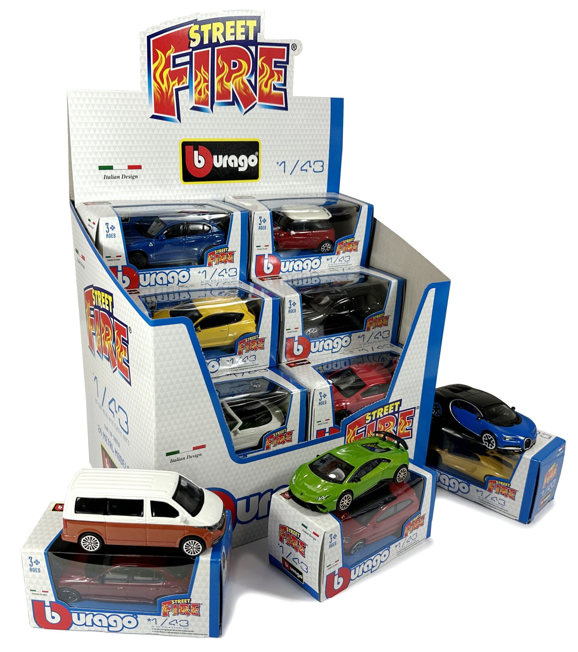 Modelauto display ass. 24 st.