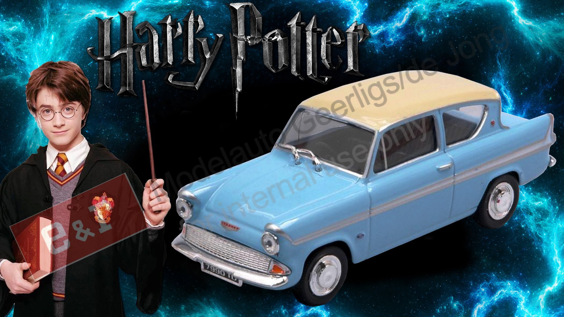 FORD ANGLIA MKI “Harry Potter” zonder figuur.