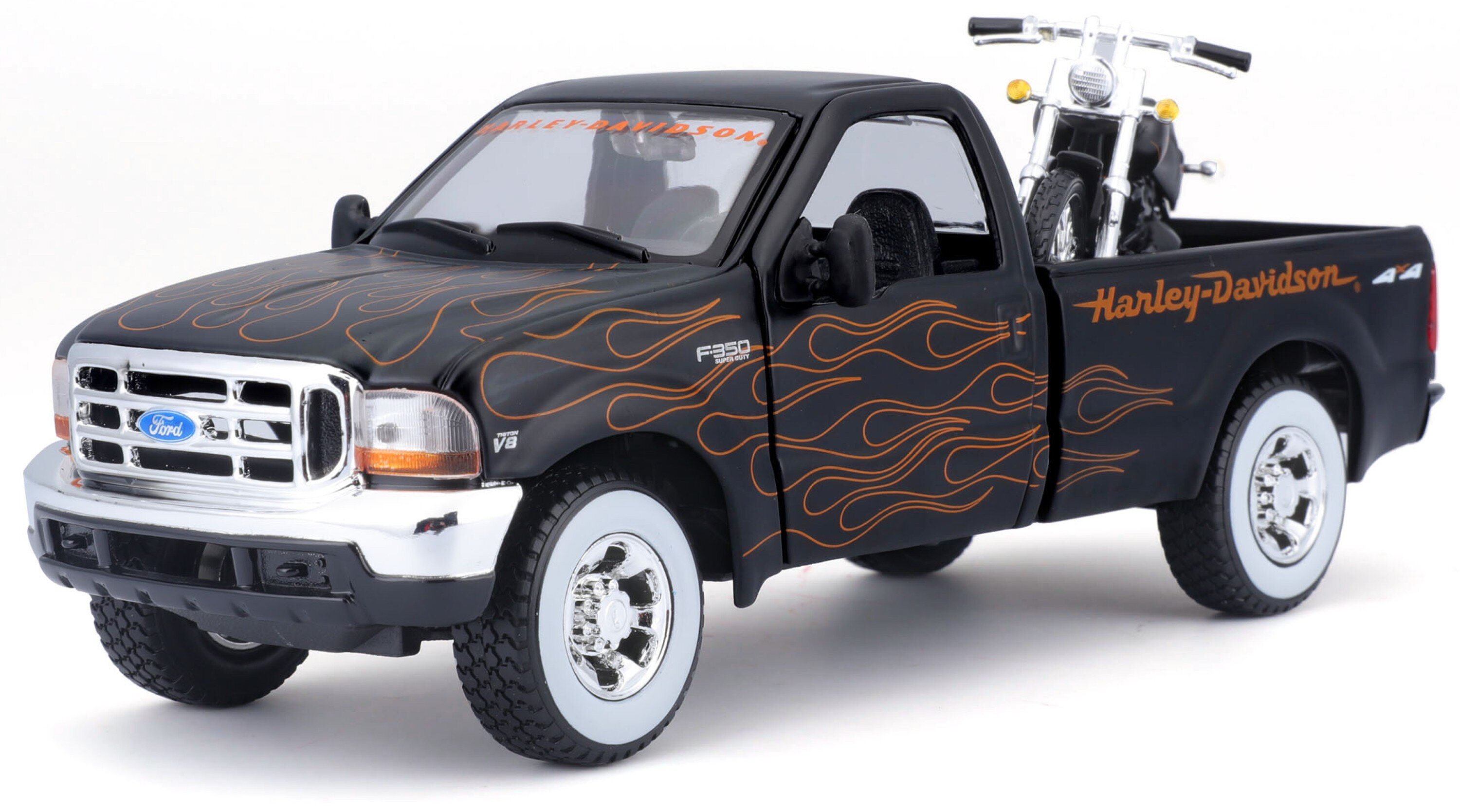FORD F-350 SUPER DUTY PICK UP 1999 + FXSTB NIGHT TRAIN 2002 'HARLEY DAVIDSON'