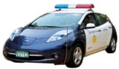 NISSAN LEAF PTAICHUNG POLICE CAR 2012