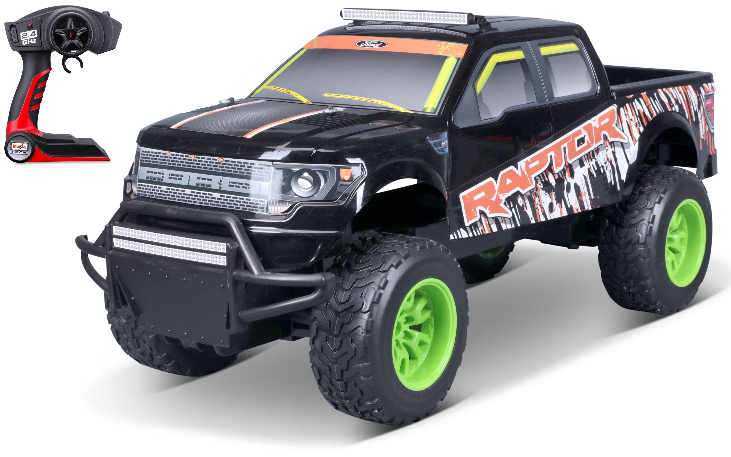 FORD F-150 SVT RAPTOR 2014 2.4 GHz RADIO CONTROLE (USB rechargeable vehicle)