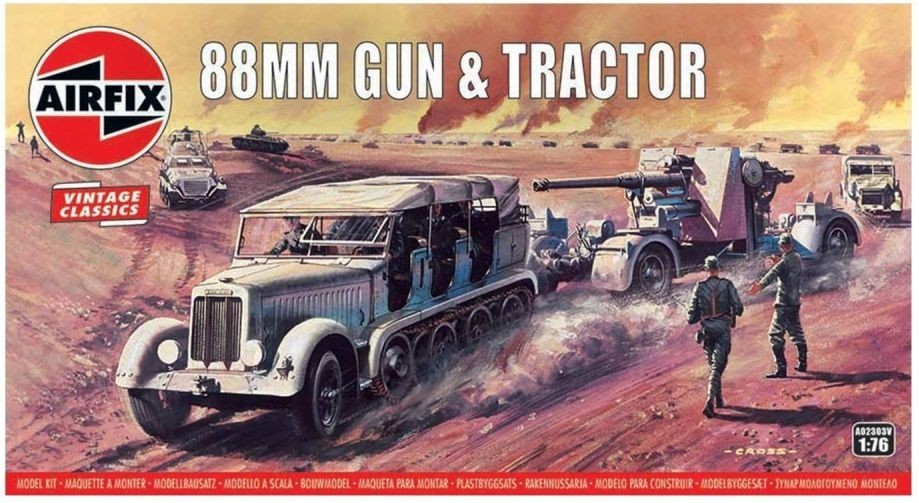 88MM FLAK GUN & TRACTOR