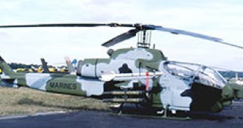 Bell AH-1W "SUPER COBRA" HELICOPTER U.S. MARINES CORPS #162541 HMT-303 CAMP PENDLETON JUNY 1991