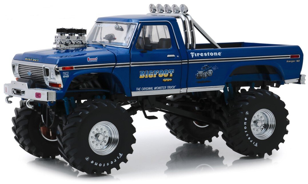Ford F-250 MONSTER TRUCK WITH 48 INCH TIRES BIGFOOT #1 "KINGS CRUNCH" 1974