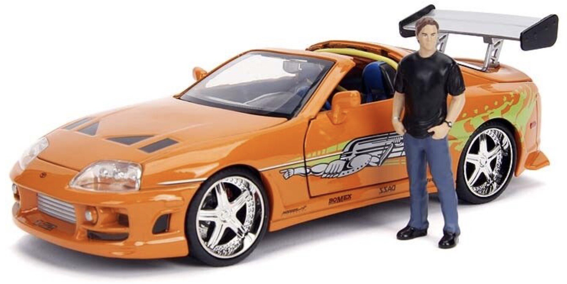 Toyota SUPRA 1995 + FIGUUR BRAIN 'FAST AND FURIOUS'